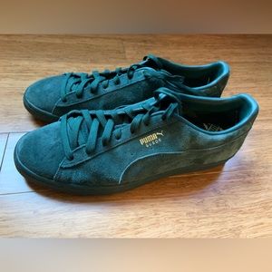 Puma Suede Original Sneaker: Forest Green